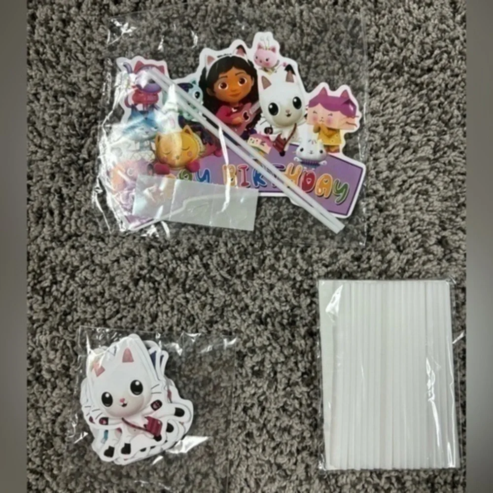 Gabby’s Dollhouse Cake Toppers and Cupcake Toppers